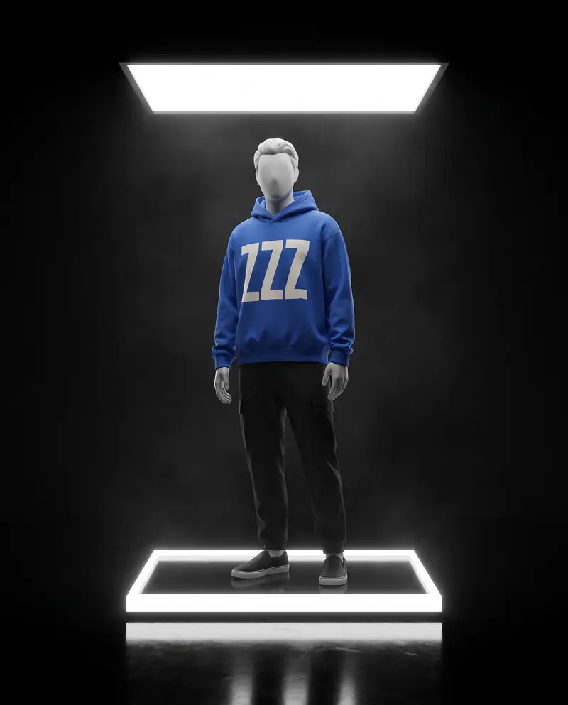 Lucid Dream Hoodie am Avatar im Lichtkasten