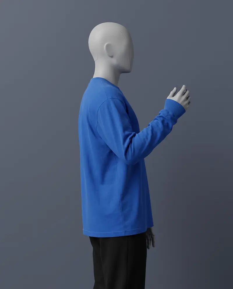 Avatar in Afterglow Longsleeve im Profil vor Slate-Grau