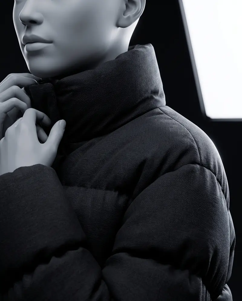 Detail: 4AM Puffer Jacket
